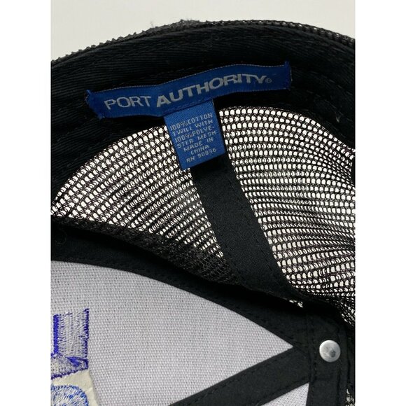 Port Authority Rainbow Colors PRIDE Embroidered Baseball Hat Cap Black - Picture 7 of 7